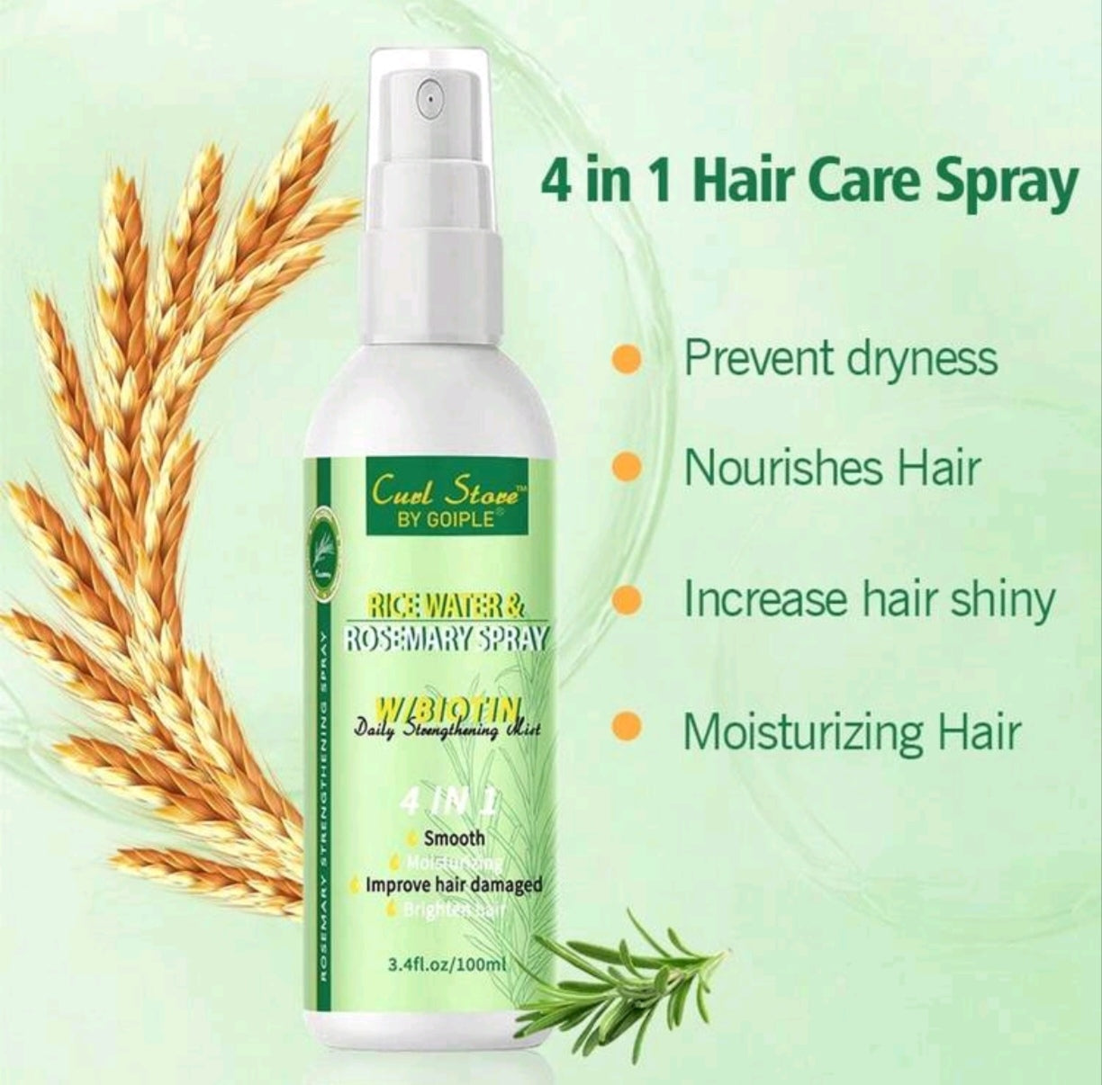 Soft on hair and easy to apply