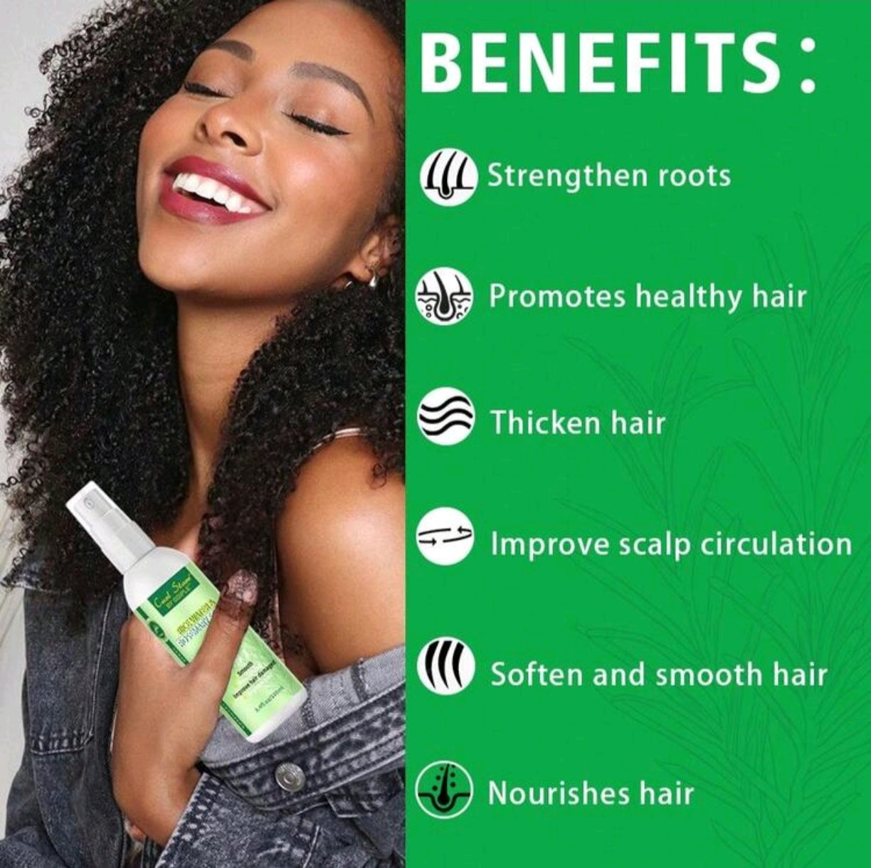 Soft on hair and easy to apply